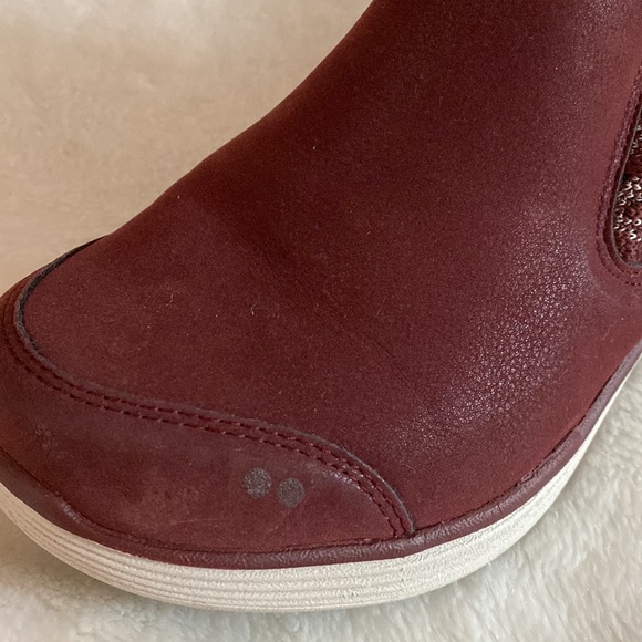 EUC RYKA Wine/ Burgundy Slip-On Comfort Booties Sneakers Size 7.5 W - Picture 12 of 15